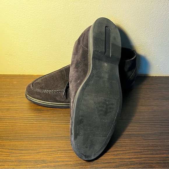 SUITSUPPLY Navy Suede Chukka Boot 10 - Picture 4 of 4